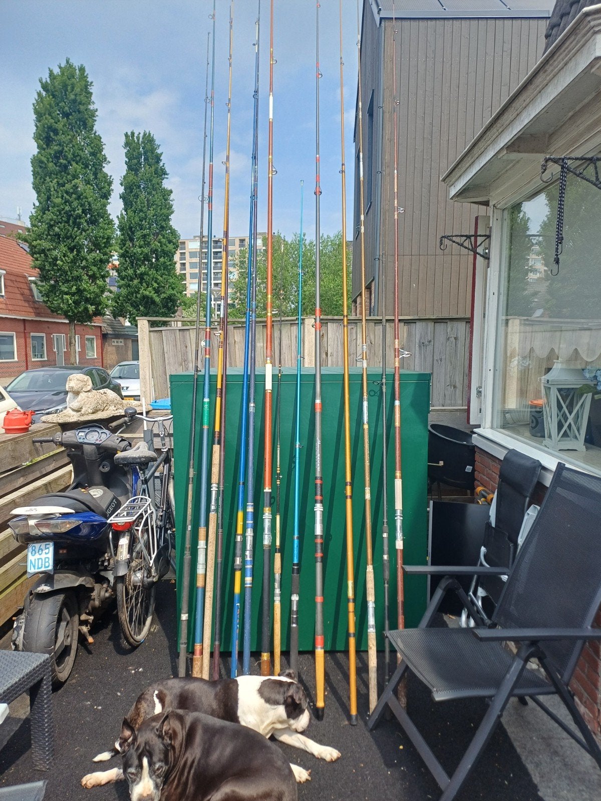 19 Vishengels en 2 gevulde viskoffers - Alles in één koop!, Watersport en Boten, Hengelsport | Algemeen, Ophalen of Verzenden
