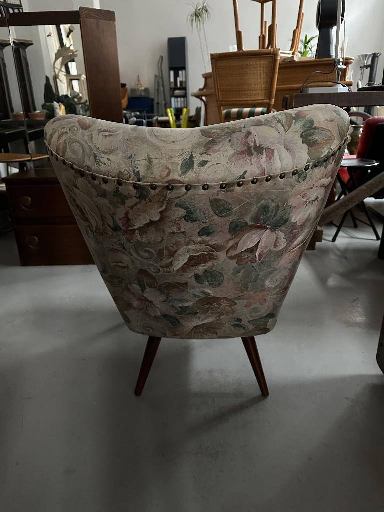 SALE: Vintage cocktail chair, antieke club fauteuil, Ophalen