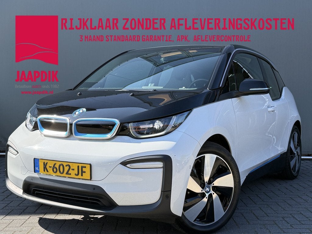 BMW i3 BWJ 2021 Basis 120Ah 170 PK 42 kWh FULL LED | CAMERA, Auto's, BMW, Automaat, Gebruikt, Met garantie (alle), 43 €/maand
