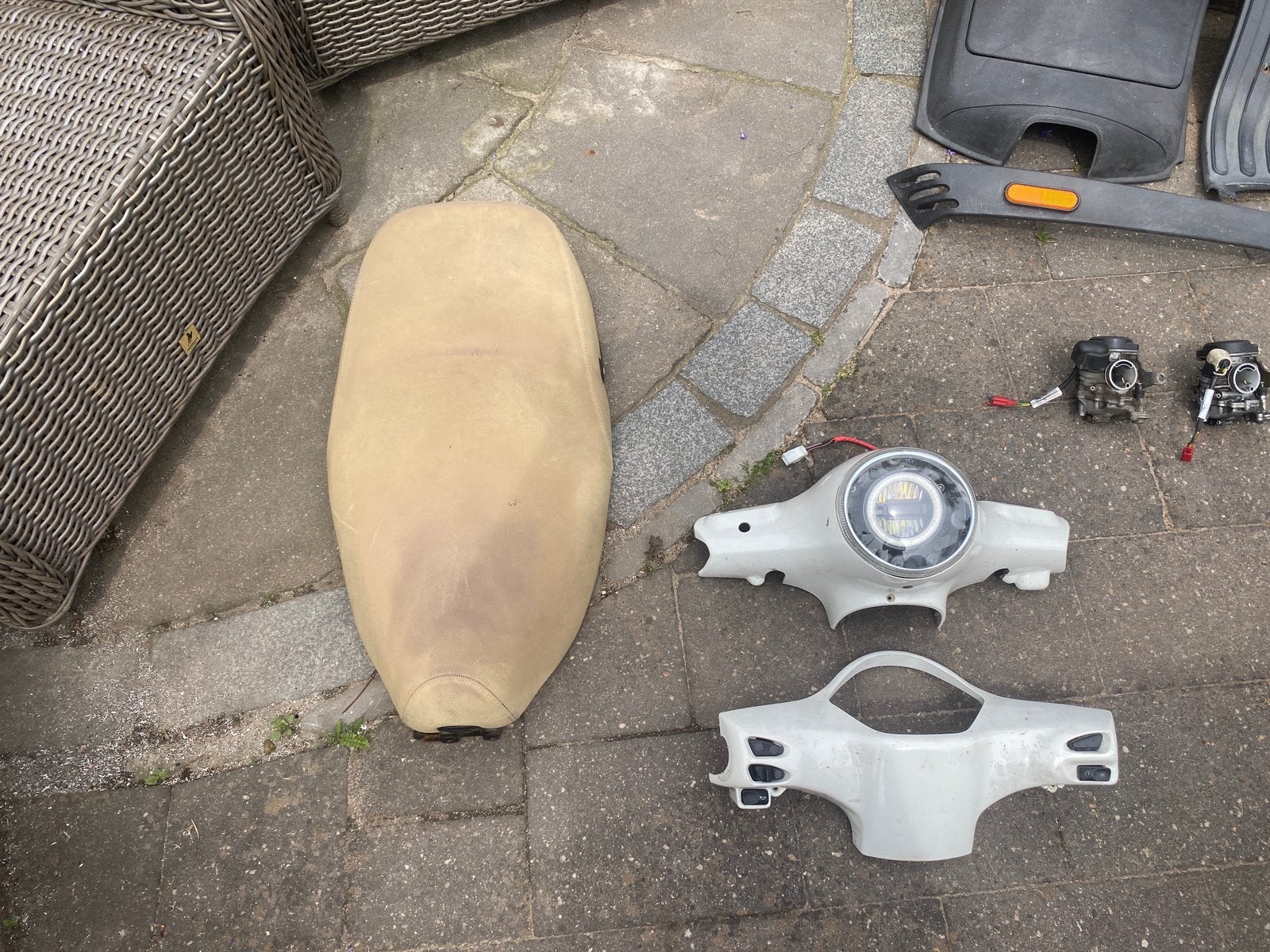 vespa Led Angel Eye, Fietsen en Brommers, Ophalen, Nieuw, Benzine