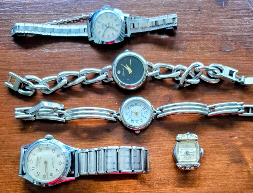 Dames horloges, onderdelen, klokjes en bandjes, Overige merken, Staal, Gebruikt, Staal