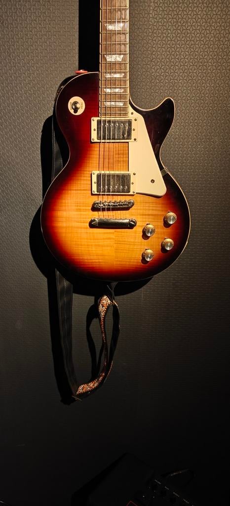 Epiphone Les Paul Standard Sunburst Elektrische Gitaar, Muziek en Instrumenten, Ophalen, Gebruikt, Solid body, Epiphone