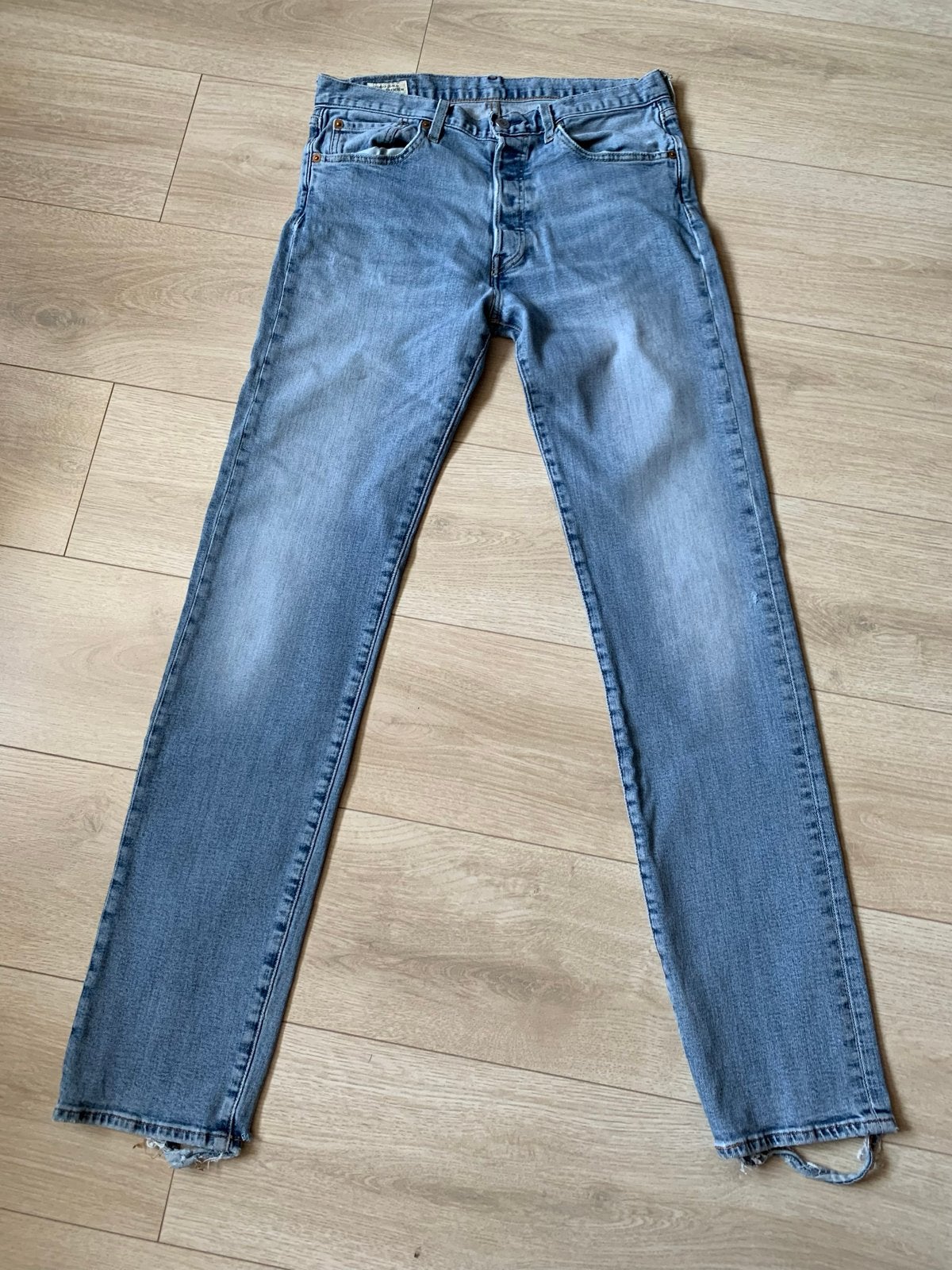 Levi's 501 Spijkerbroek - Lichtblauw - W31 L34, Ophalen of Verzenden, Gedragen, Blauw, W32 (confectie 46) of kleiner