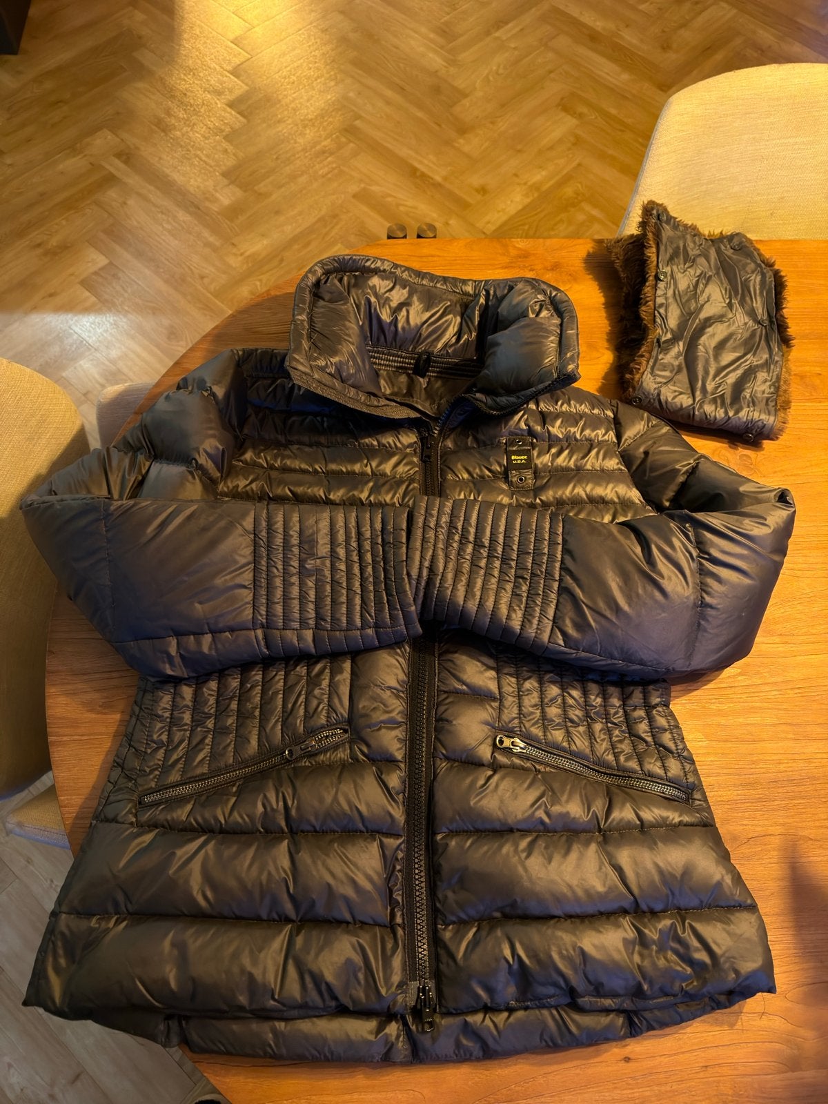 Blauer USA dames winterjas Skihut XXL (44) met aparte kraag, Ophalen of Verzenden, Zo goed als nieuw, Maat 46/48 (XL) of groter