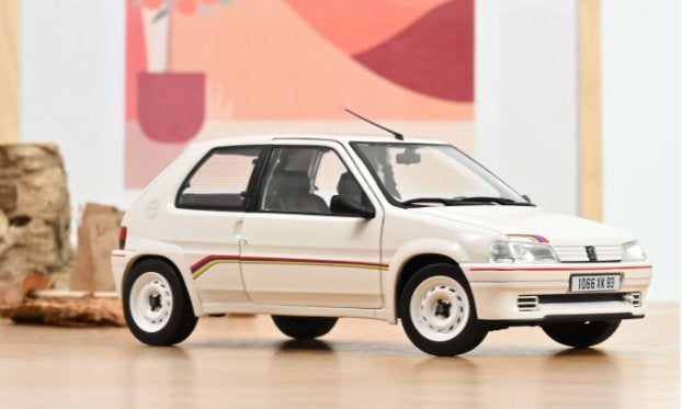 1:18 Peugeot 106 Rallye 1.3 – 1993 – Wit - NIEUW!, Auto, ., Nieuw, Norev