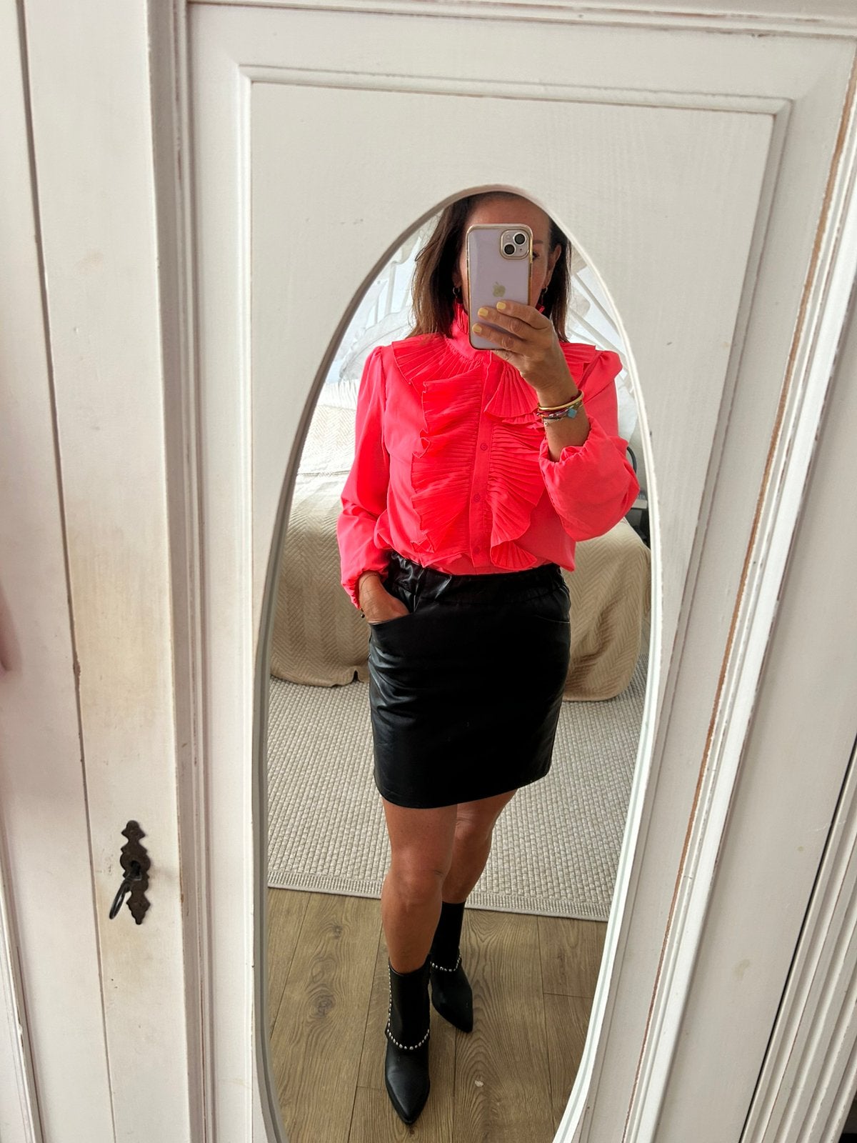Only ( nep) leren rokje, Kleding | Dames, Rokken, Zwart, Ophalen of Verzenden, Zo goed als nieuw, Maat 36 (S)