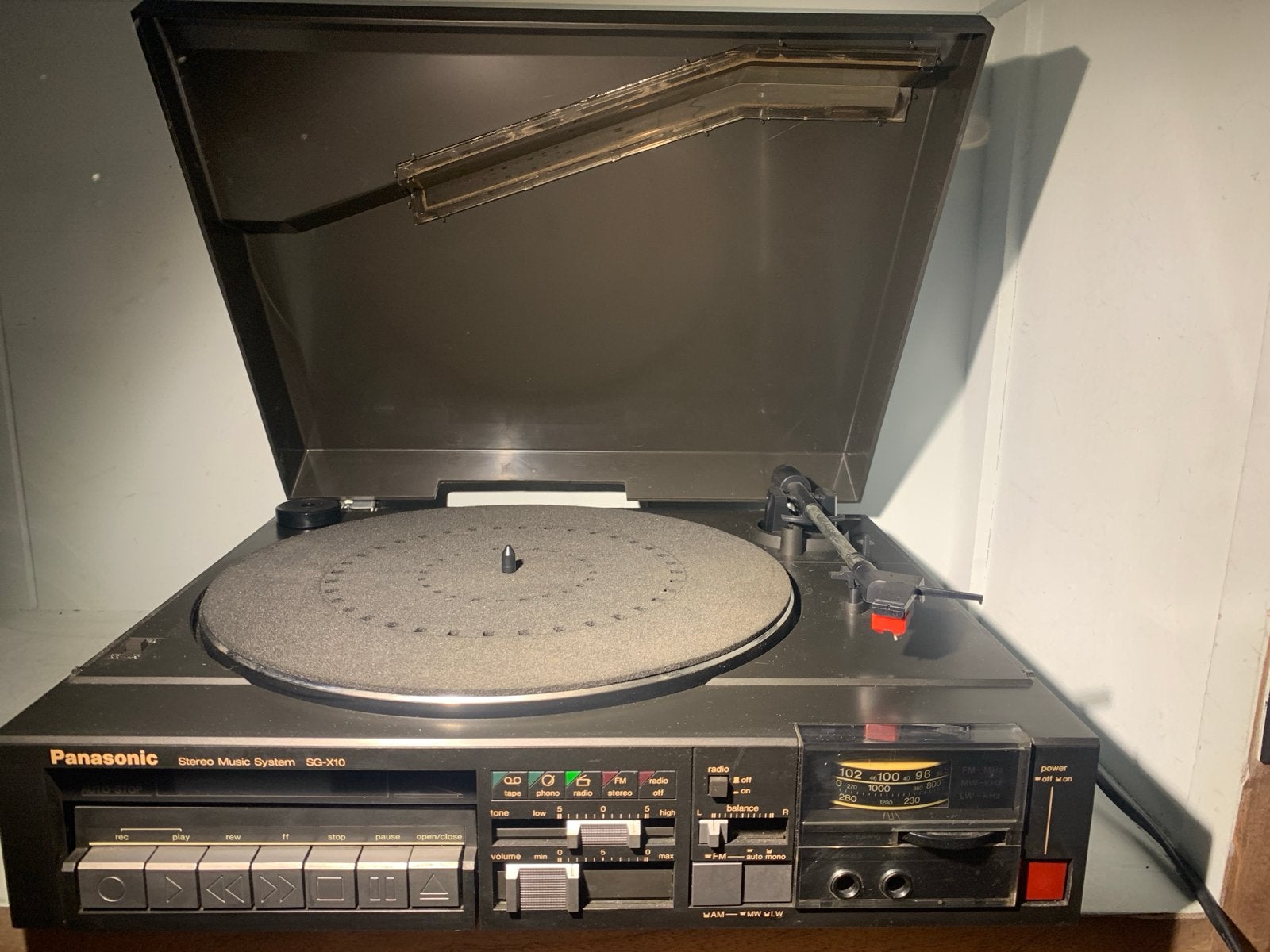 Foto 2 van Panasonic SG-X10 - Cassette - Platenspeler - Radio ‘80