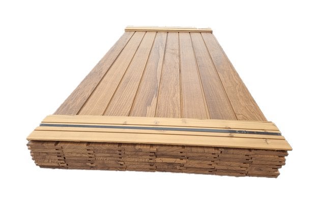 15.4 m2 hardhout channelsiding rabat nr: HP234