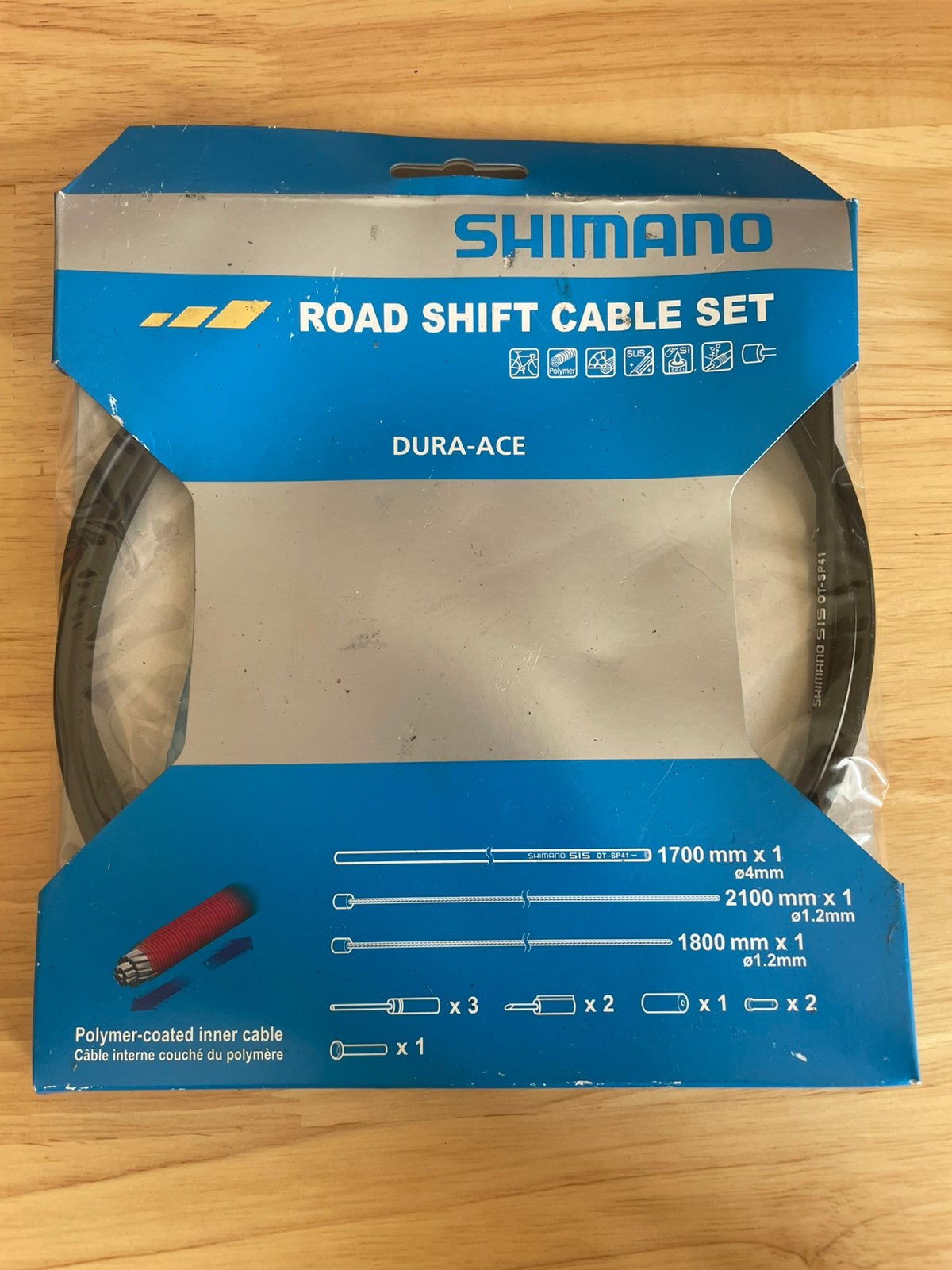Shimano Dura Ace road shift cable set, Overige materialen, Nieuw, Ophalen of Verzenden, Derailleur of Ketting