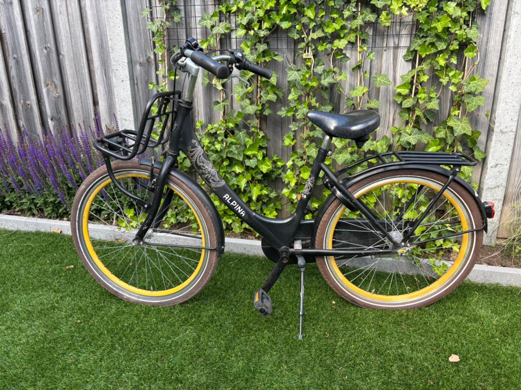 Alpina meisjesfiets 24 inch, Ophalen, Gebruikt, 24 inch, Versnellingen