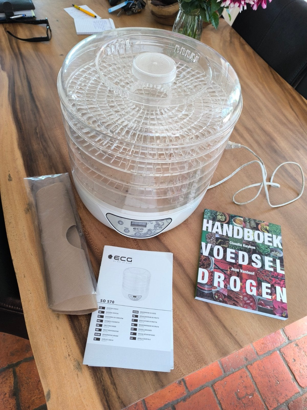 ECG SO 570 Voedseldroger - Zo goed als nieuw, Ophalen of Verzenden, Zo goed als nieuw