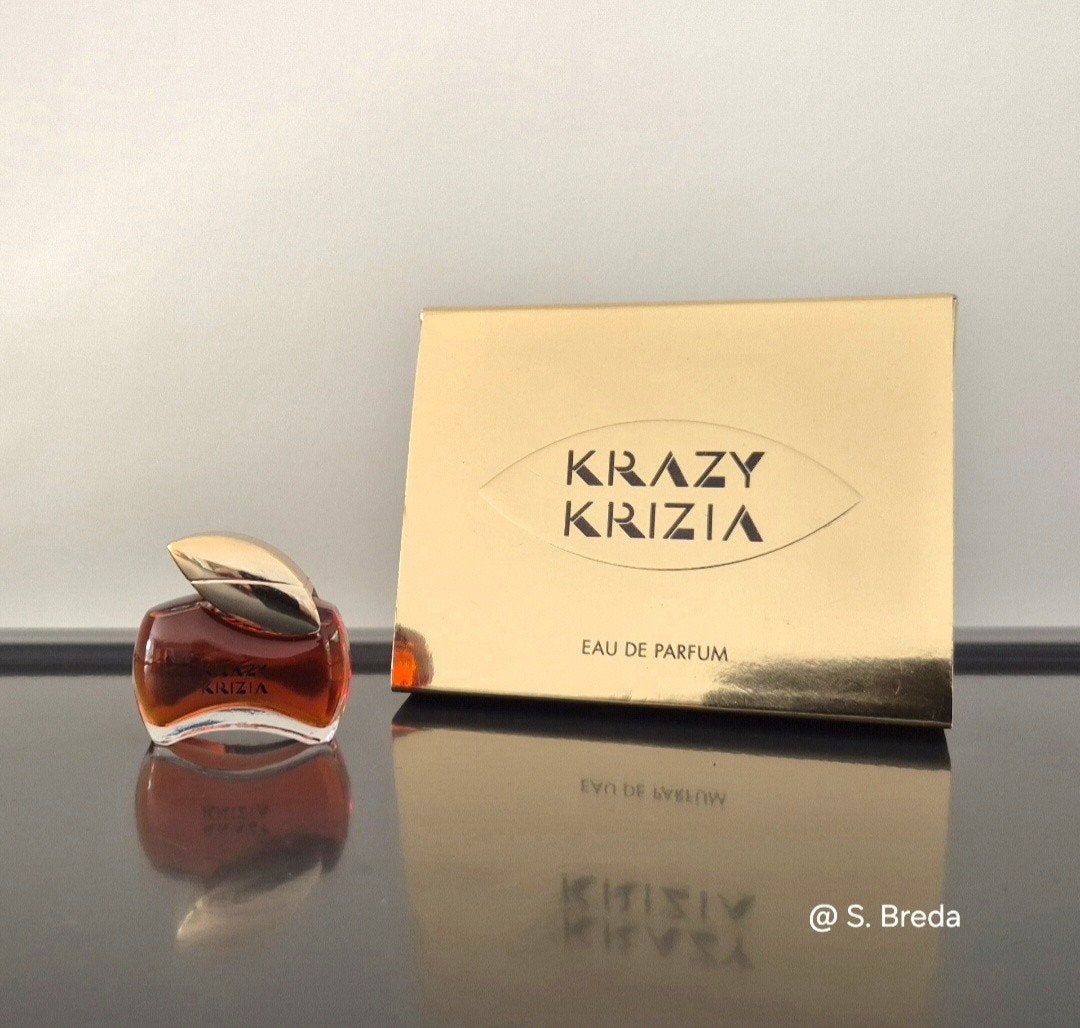 Krizia - Krazy Krizia - Eau de Parfum miniatuur in doosje, Ophalen of Verzenden, Zo goed als nieuw, Miniatuur, Gevuld