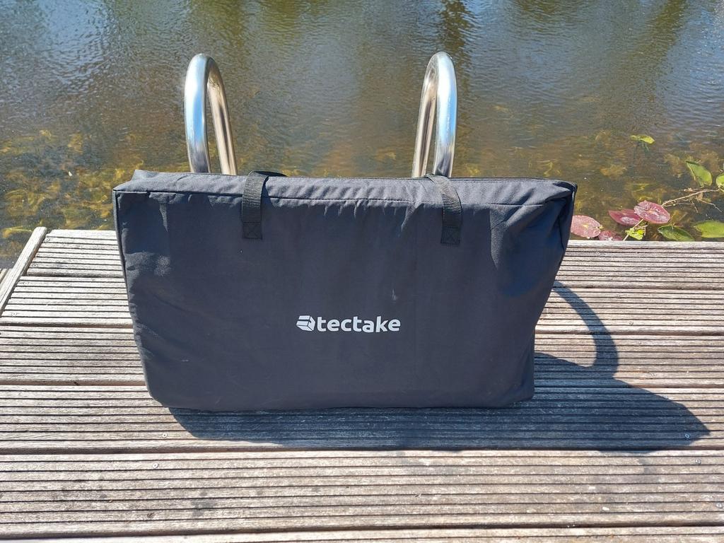 Tectake aluminium buitenkeuken met 2 pits Gimeg kooktoestel, Ophalen, Campingkast
