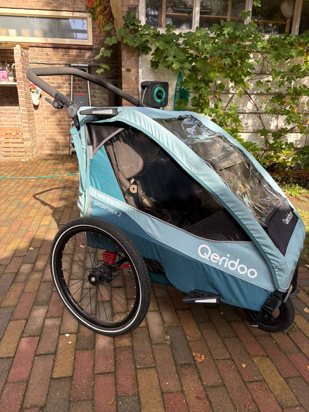 Qeridoo sportrex 2, Ophalen, Zo goed als nieuw, Kinderkar, 80 kg of meer