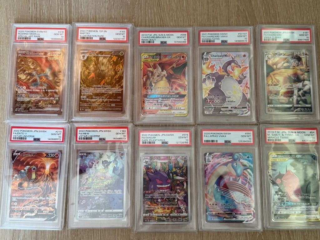 Pokemon PSA 10, Ophalen of Verzenden, Nieuw, Meerdere kaarten, Foil