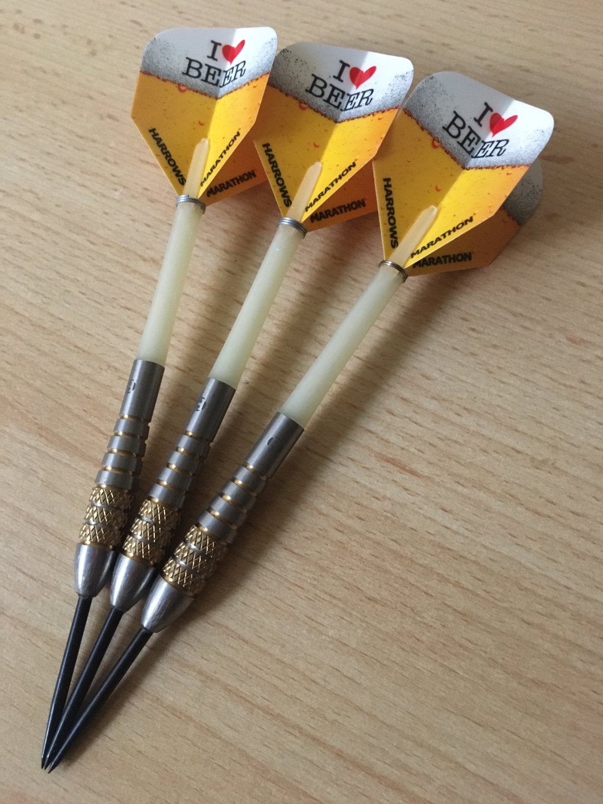 Harrows Boxer bomb shape 24 gram, Sport en Fitness, Darts, Ophalen of Verzenden, Gebruikt, Pijlen