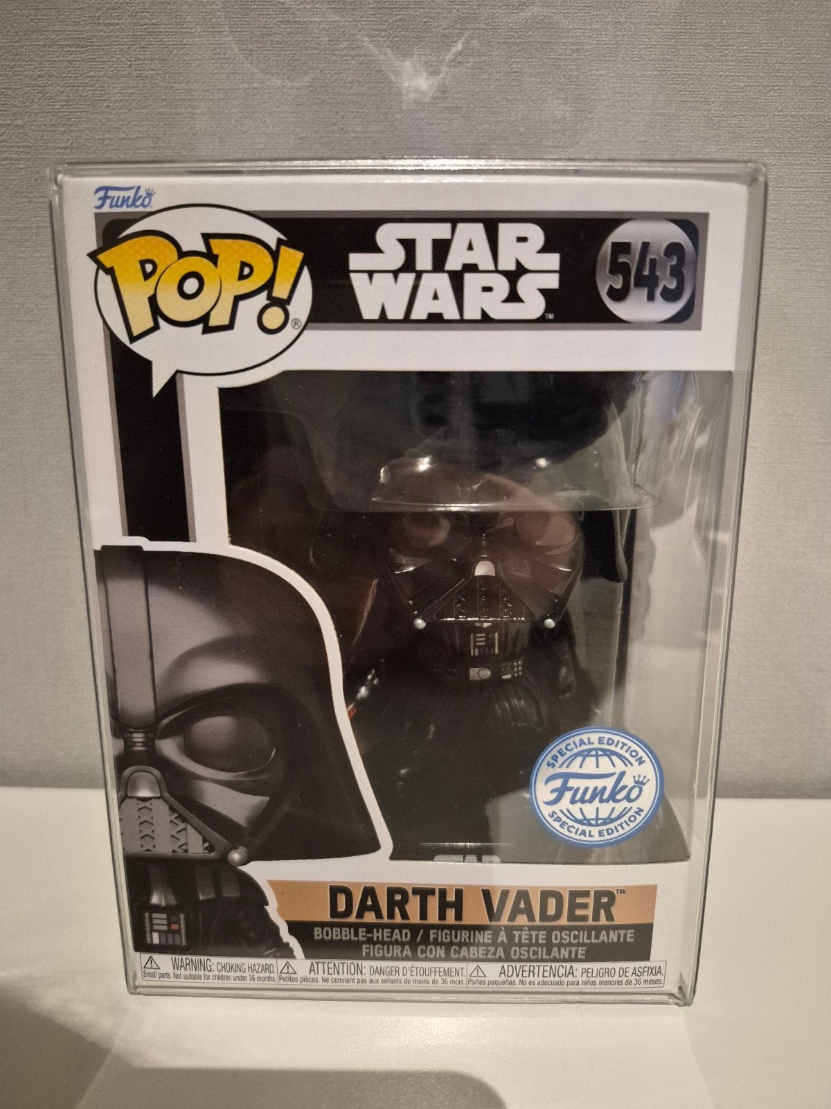 star wars funko pop darth vader 543, Verzenden, Zo goed als nieuw