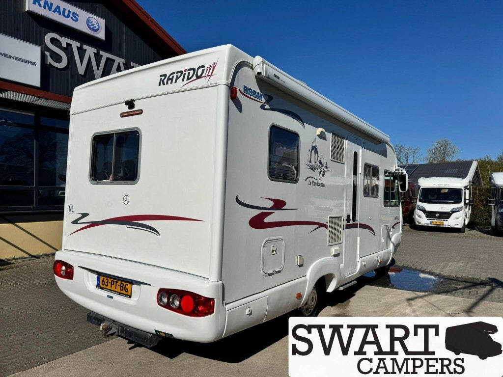 Rapido Le Randonneur 986 M, MERCEDES AUTOMAAT 5 CILINDER, Caravans en Kamperen, Campers, Ringverwarming, Luifel, Bedrijf, Diesel