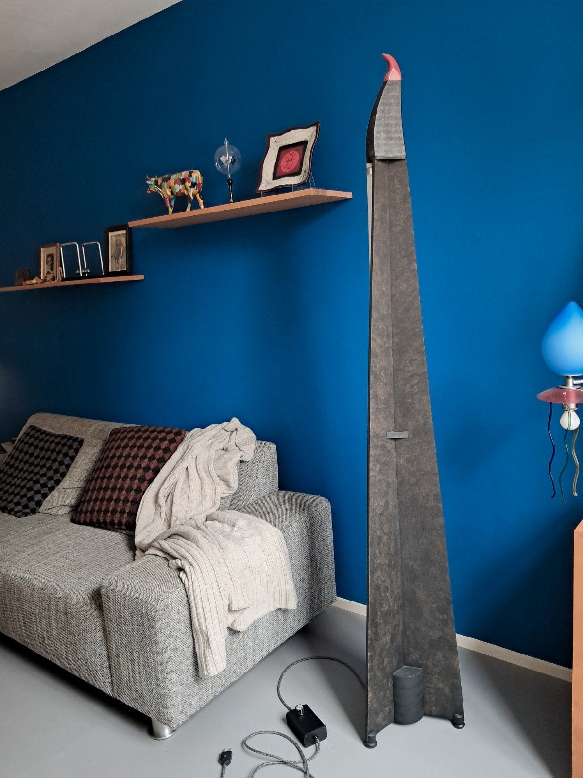 Unieke Artistieke  Vloerlamp - Modern Design, Ophalen, G13 (TL), Modern, Artistiek, Design, Zo goed als nieuw