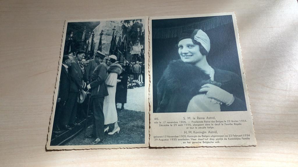 Belgie    Koninklijke Familie.  Z.M Koning Leopold lll, Verzamelen, Ophalen of Verzenden, Zo goed als nieuw, Buitenland, Kaart, Foto of Prent