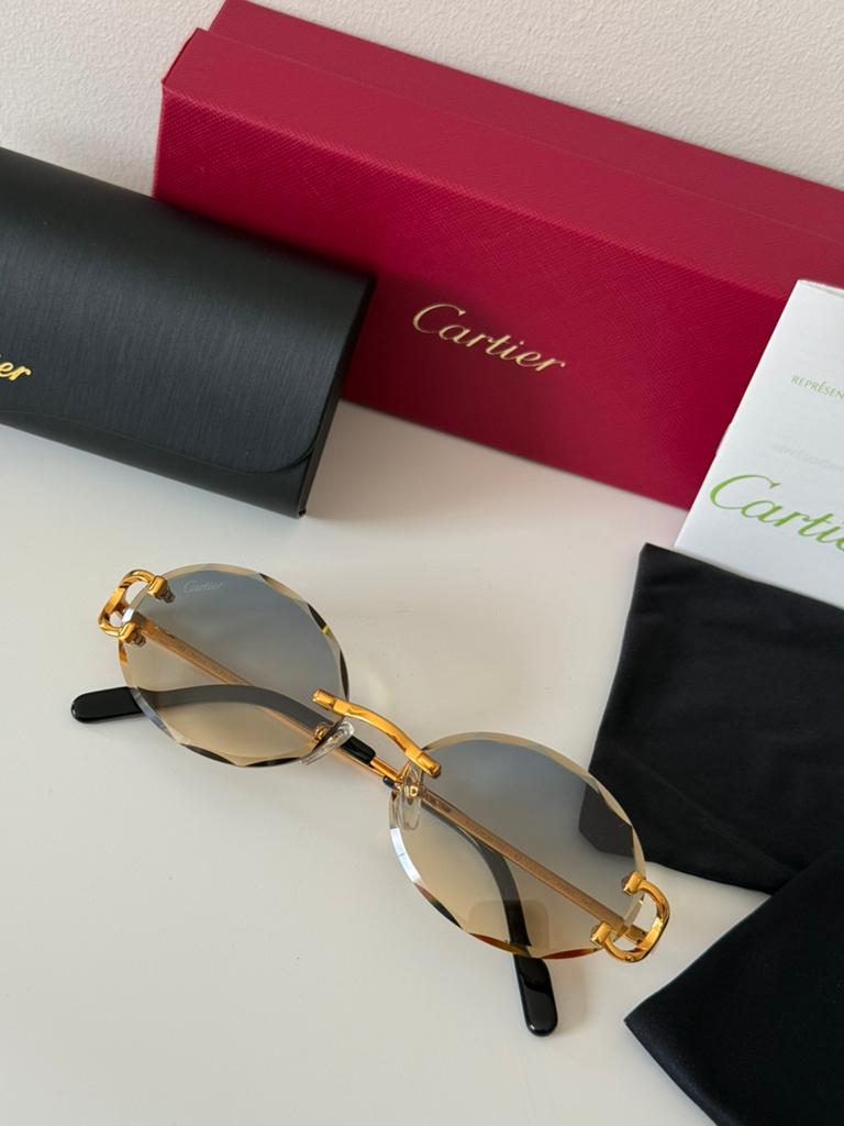 Cartier - Picadilly - Oval - Blauw/Geel + Toebehoren, Ophalen of Verzenden, Nieuw, Groen, Overige merken