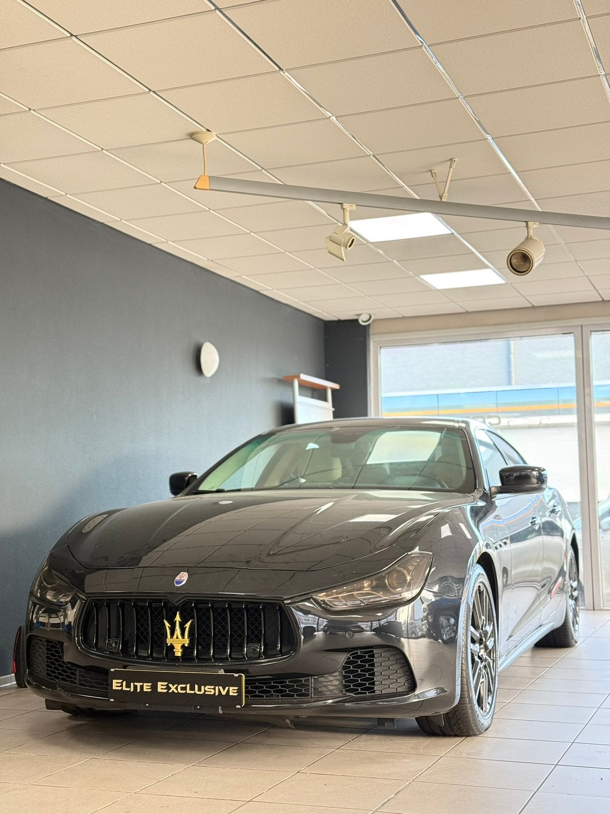 Maserati 2015 Zwart, Auto's, Maserati, Bedrijf, Ghibli, ABS, Bluetooth, Cruise Control, Elektrische ramen, Elektrische stoelverstelling
