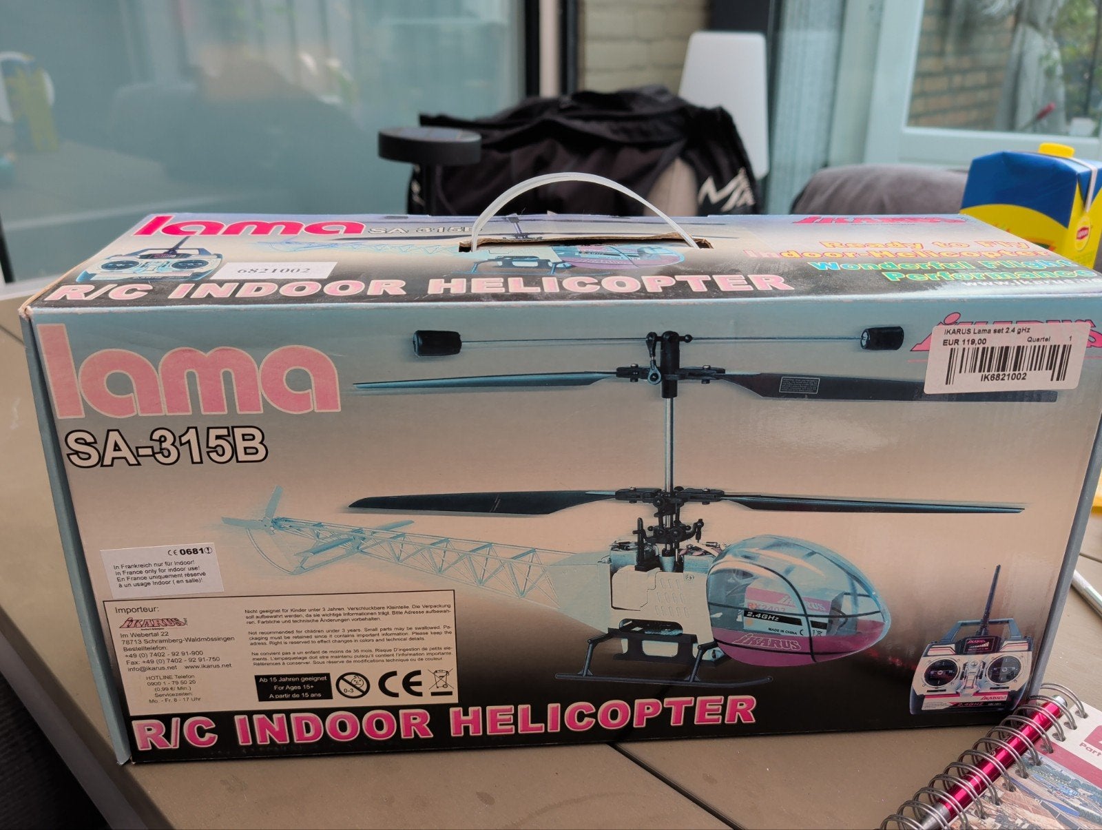 Ikarus Lama SA-315B RC Helikopter 2.4 GHz – Compleet, Elektro, RTF (Ready to Fly), Helikopter, Ophalen of Verzenden