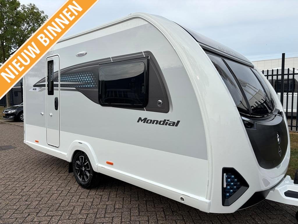 Sprite Mondial 420 SE € 2.500,- gratis opties!!, Caravans en Kamperen, Caravans, Overige typen, Schokbreker, Tot en met 2, Sprite