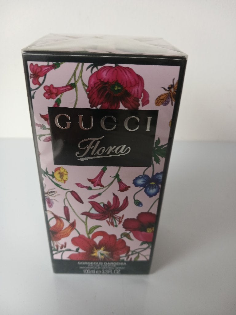 Gucci Flora Gorgeous Gardenia eau de toilette spray 100 ml., Verzamelen, Verzenden, Nieuw, Parfumfles, Gevuld