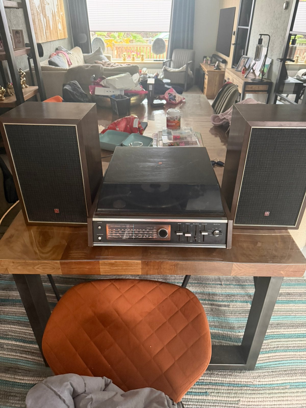 National SS-8040 platenspeler vintage solid state, Audio, Tv en Foto, Platenspelers, Ophalen of Verzenden, Zo goed als nieuw, Overige merken