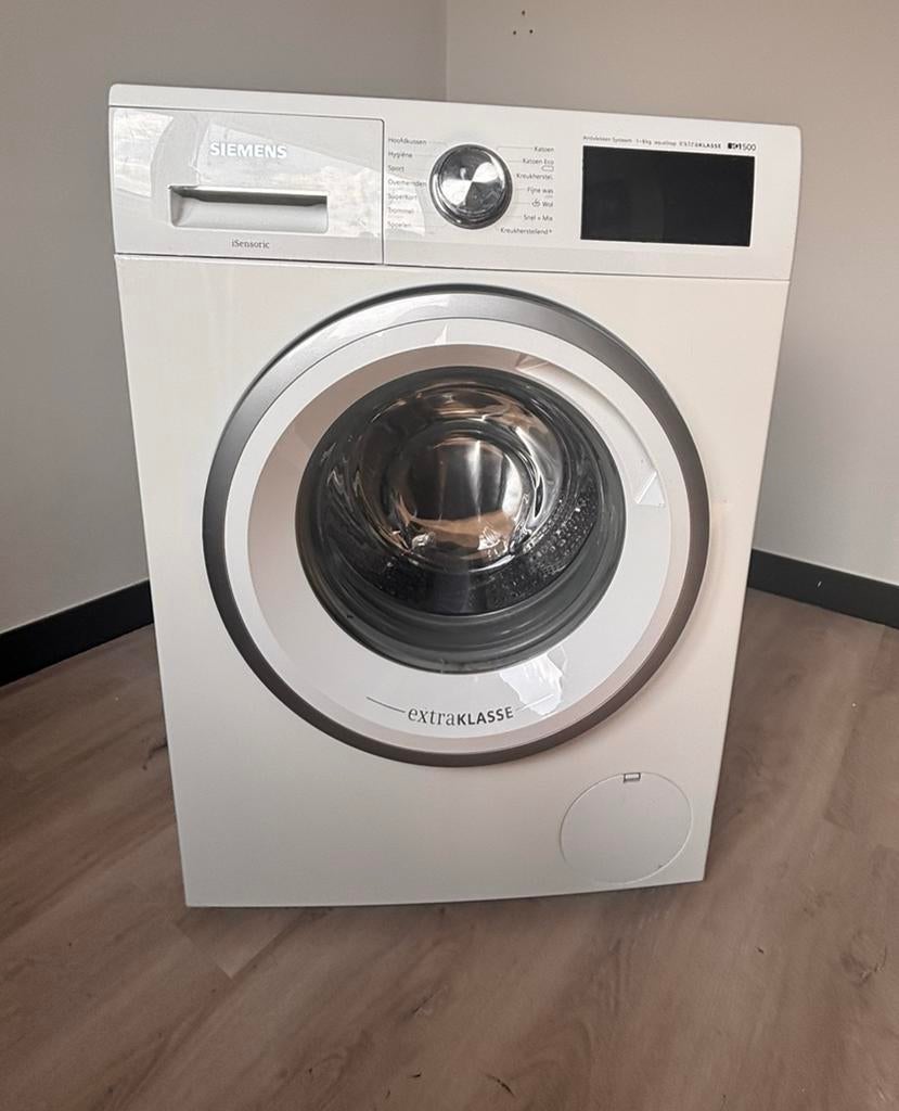 Siemens WM14T590 IQ500 Wasmachine - Goede staat, Ophalen, Gebruikt, 8 tot 10 kg, 85 tot 90 cm