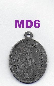 Md6 oude medaille, Ophalen of Verzenden, Overige materialen