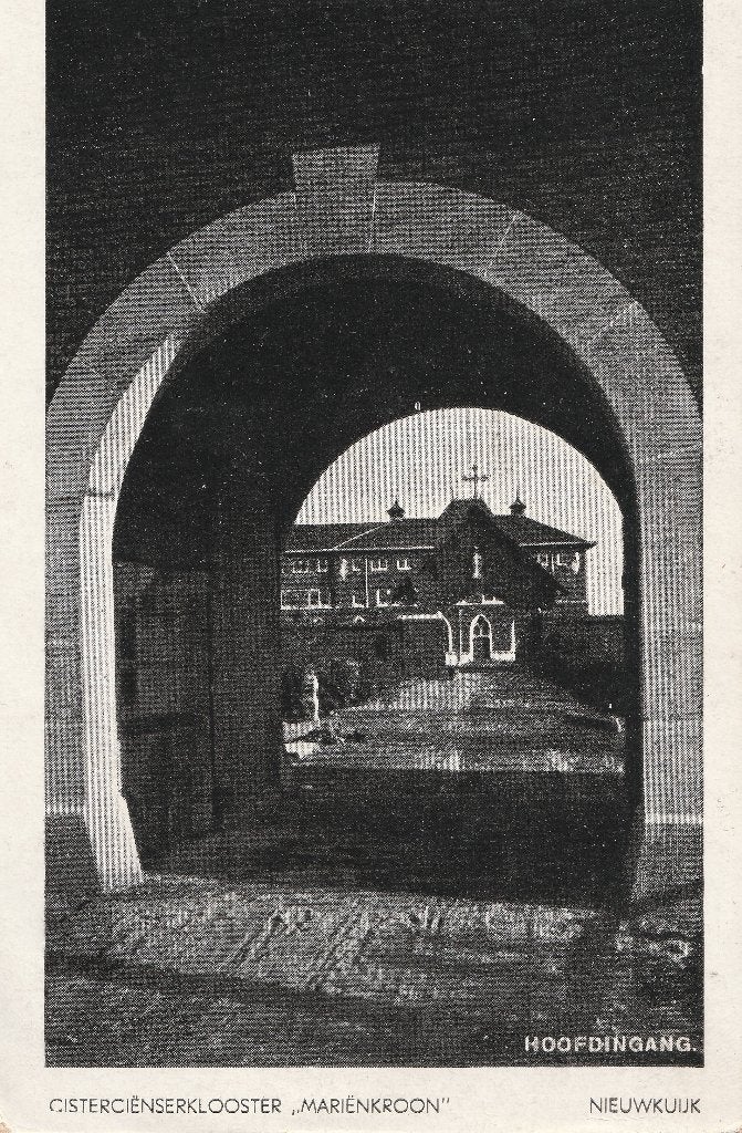 Ansichtkaaart Poort Marienkroon, Ophalen of Verzenden, 1940 tot 1960, Gelopen, Noord-Brabant