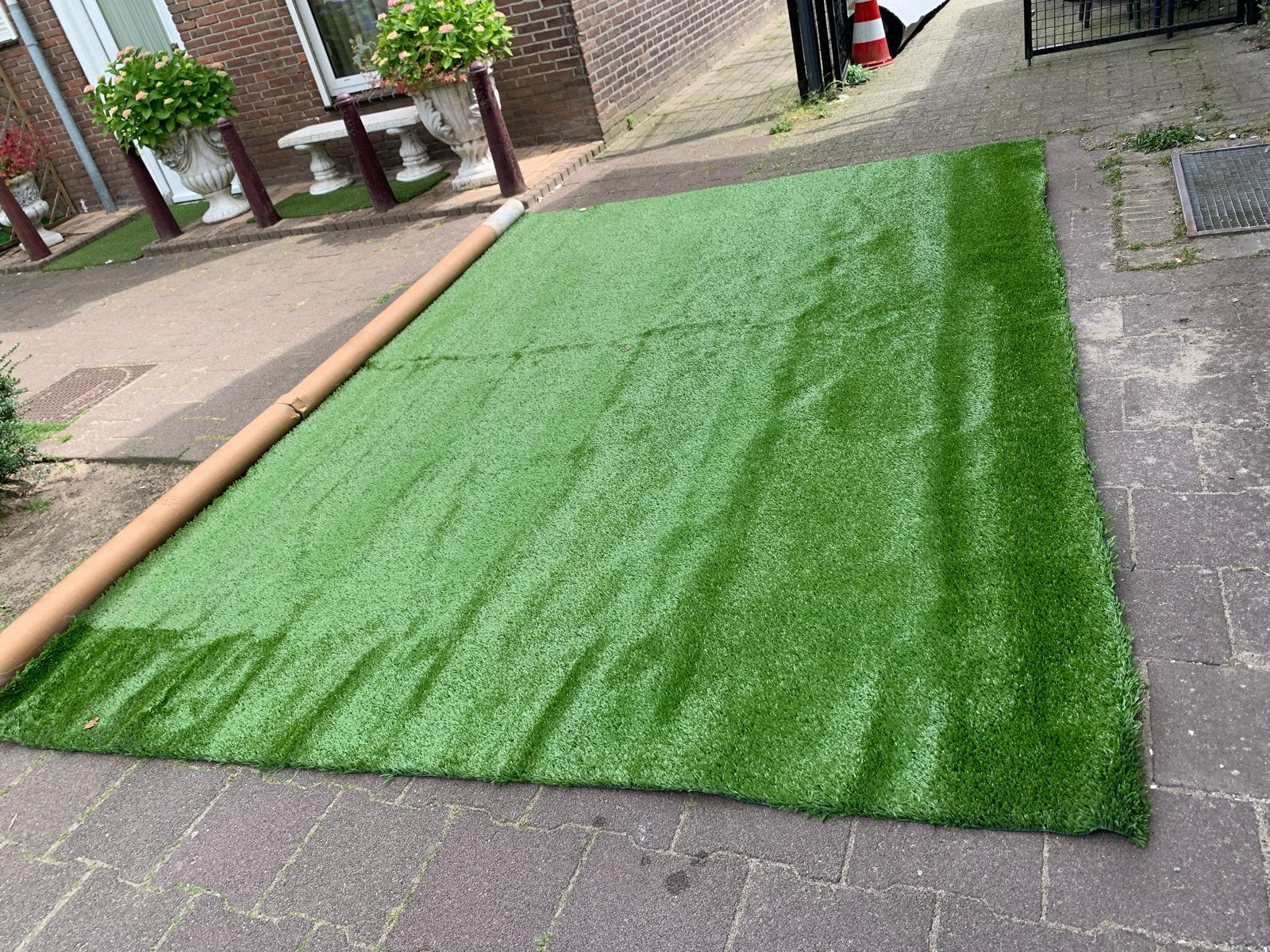 Kunstgras tuin zwembad camping voetbal balkon, Tuin en Terras, Gras en Kunstgras, Ophalen, Nieuw, 10 tot 20 m², Kunstgras