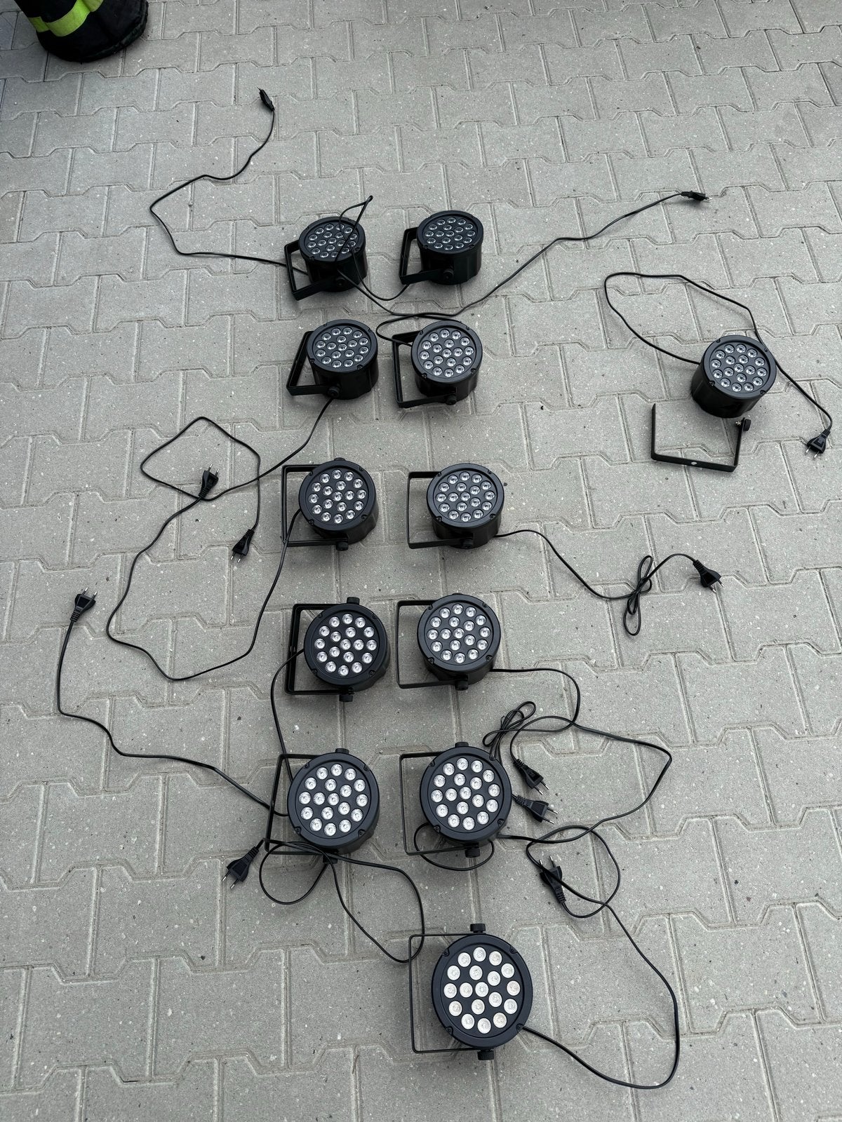 11x BeamZ Slimpar 45 LED Par Licht + 1x voor onderdelen, Muziek en Instrumenten, Licht en Laser, Ophalen, Gebruikt, Licht, Kleur