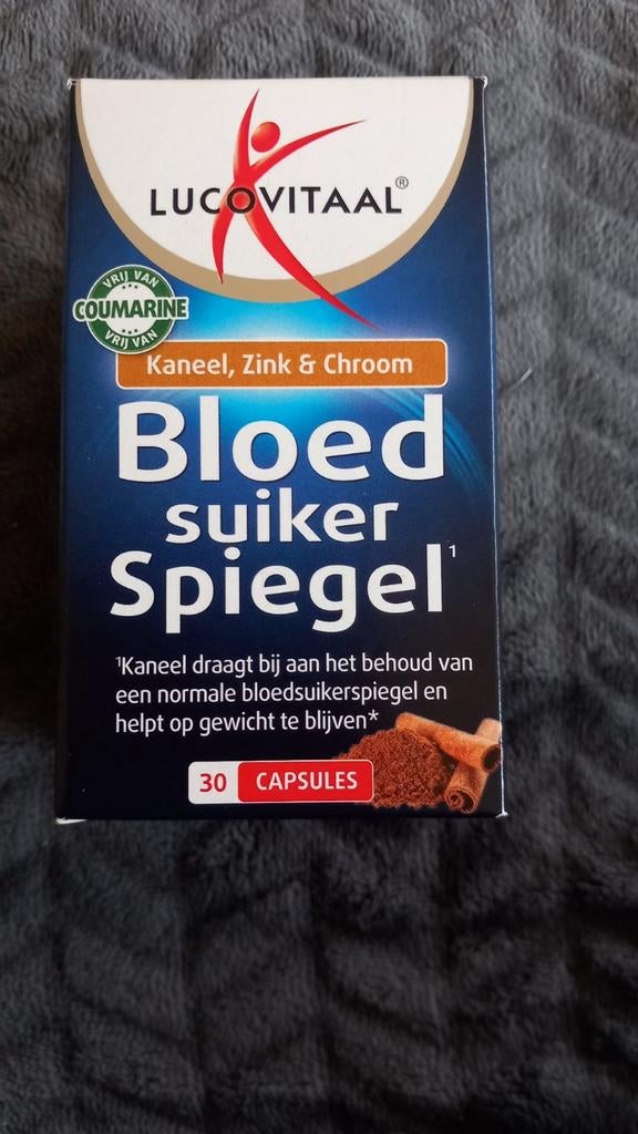 Lucovitaal Bloedsuikerspiegel  Gewicht Kaneel capsules, Ophalen of Verzenden, Gebruikt, Overige typen