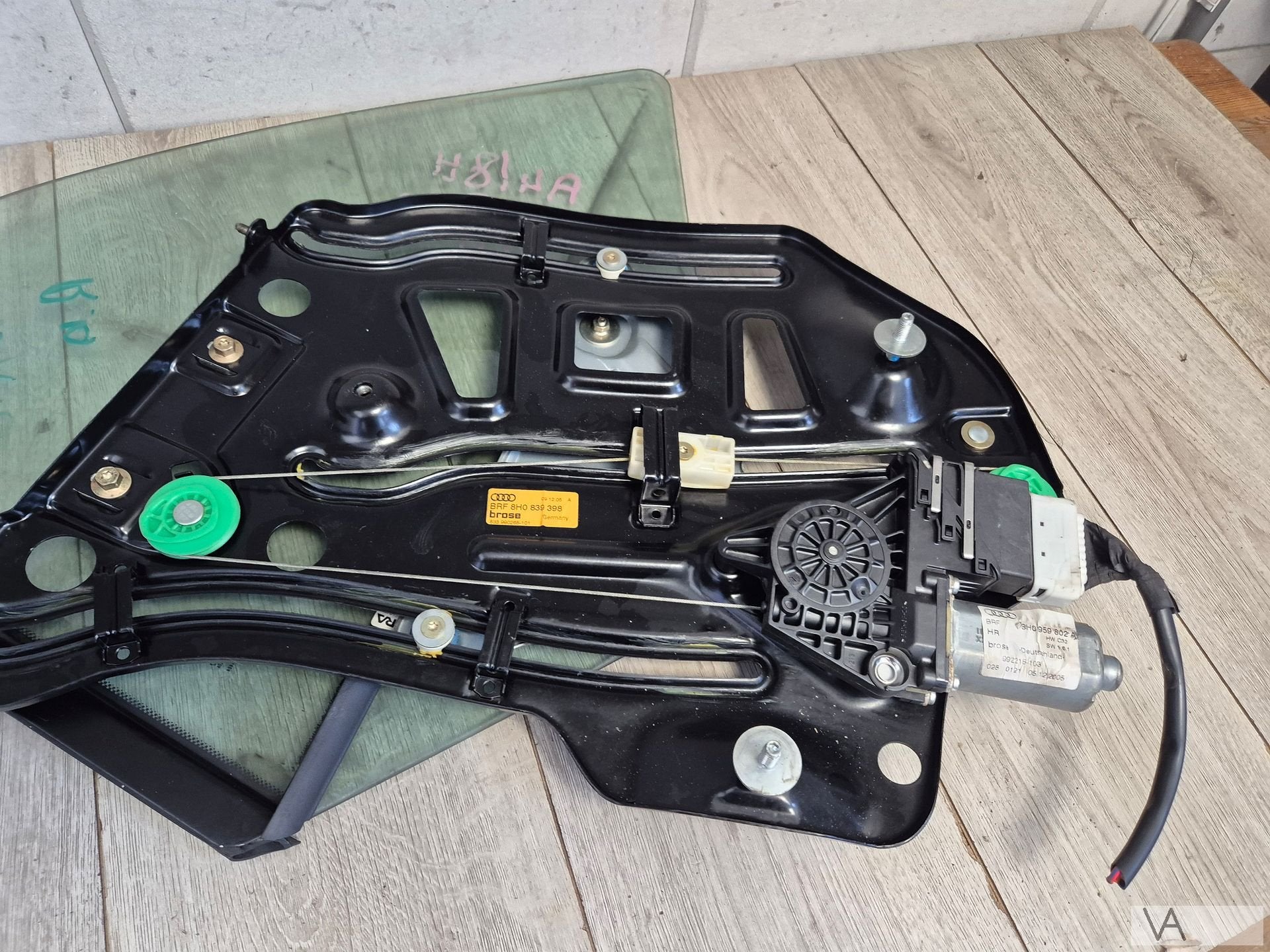 Raammechaniek rechts ACHTER van Audi a4 cabrio 2002 - 2009, Auto-onderdelen, Gebruikt, -, -, -