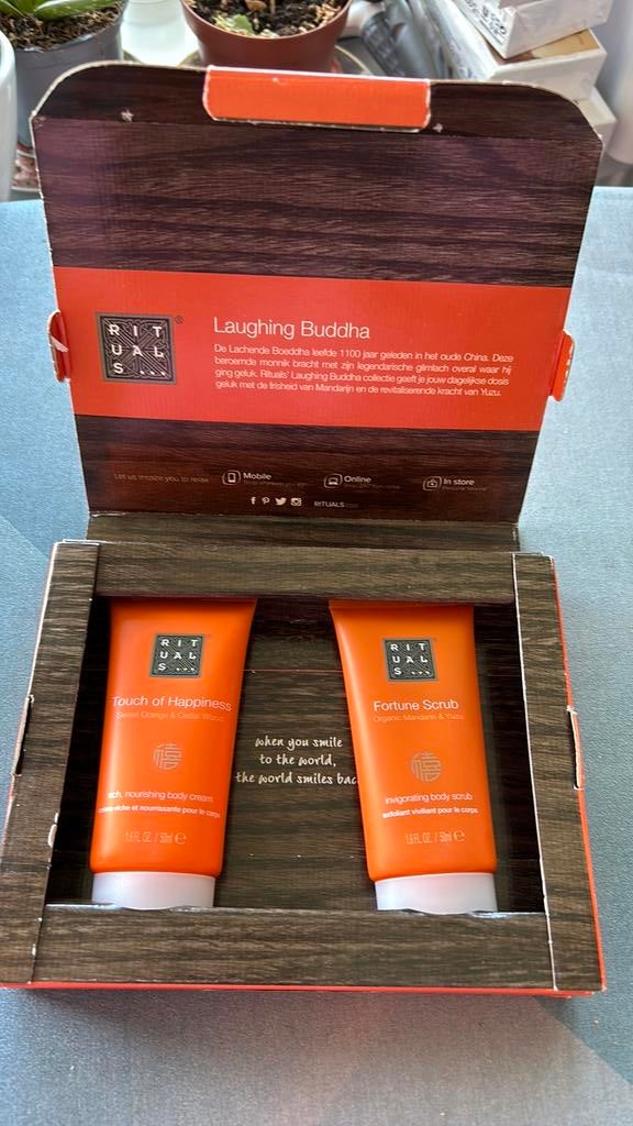 Rituals cadeau setje laughing Budda, Ophalen of Verzenden, Nieuw, Bad & Douche