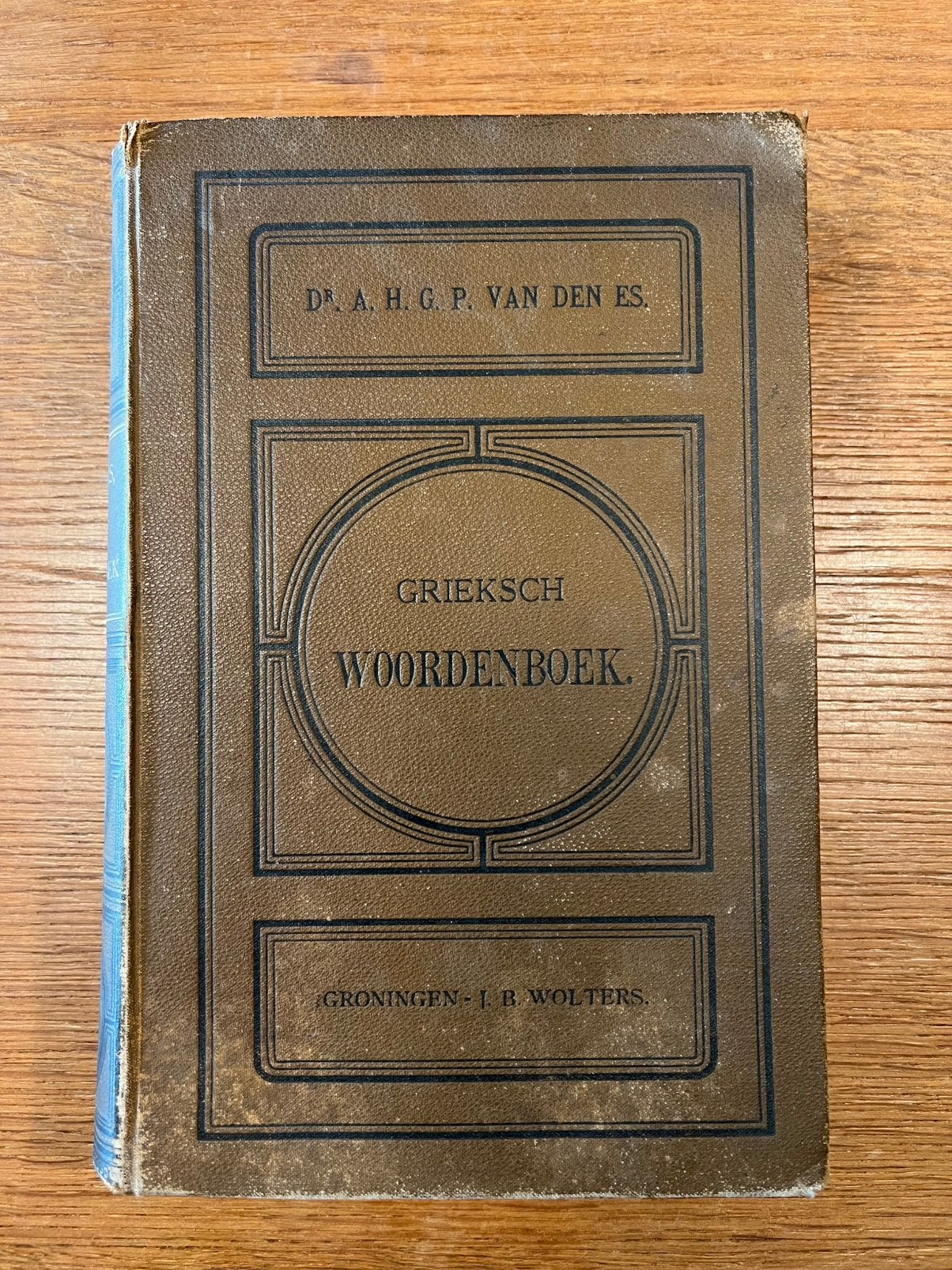 GRIEKSCH WOORDENBOEK Grieks-Nederlands 1896 - Dr. VAN DEN ES, Ophalen of Verzenden