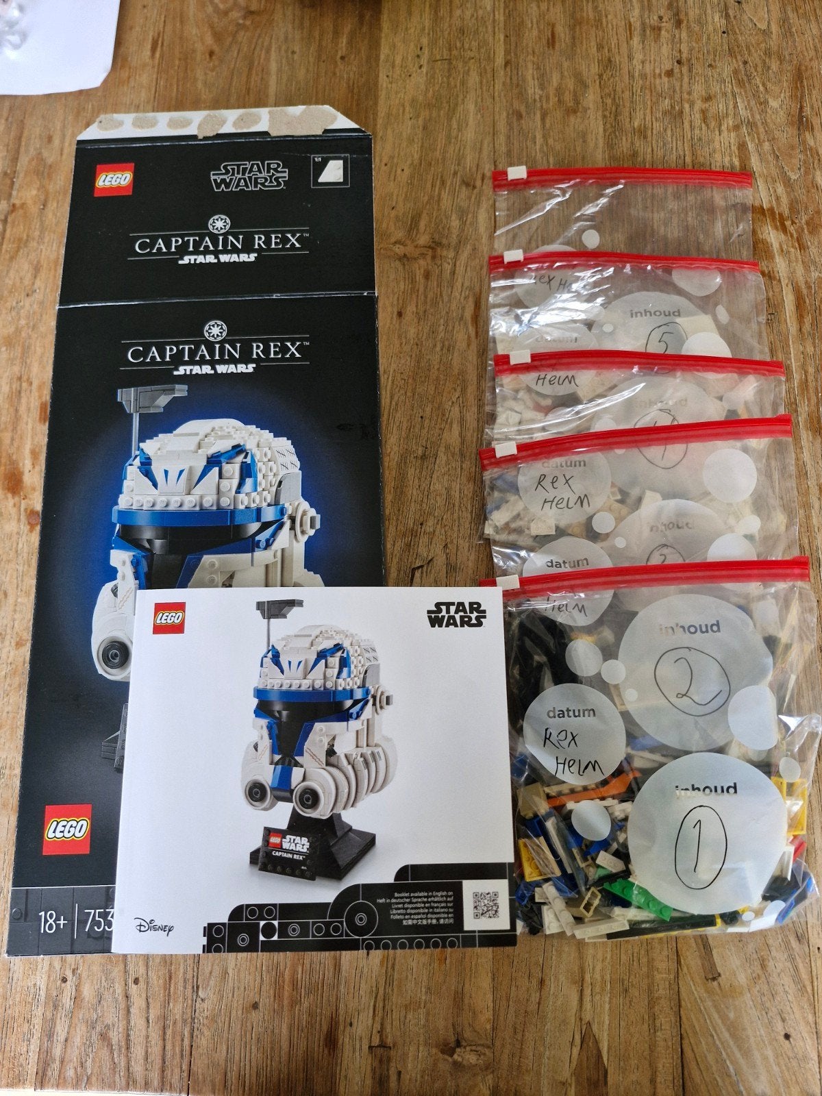 Lego Starwars. Rex, Helm., Ophalen, Zo goed als nieuw, Actiefiguurtje