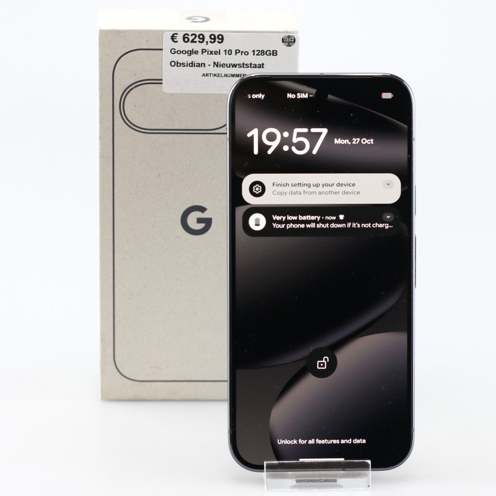 Google Pixel 10 Pro 128GB Obsidian - Nieuwststaat, Google, Zo goed als nieuw, Press@google.com, 1600 Amphitheatre Parkway
Mountain View, CA 94043
USA