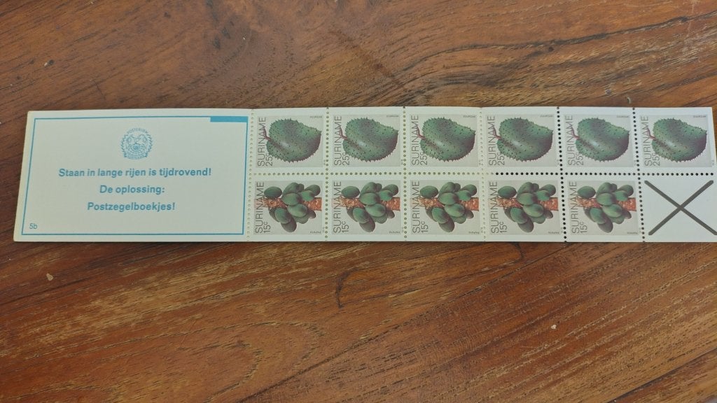 Postzegelboekje Suriname, Ophalen of Verzenden, Postfris