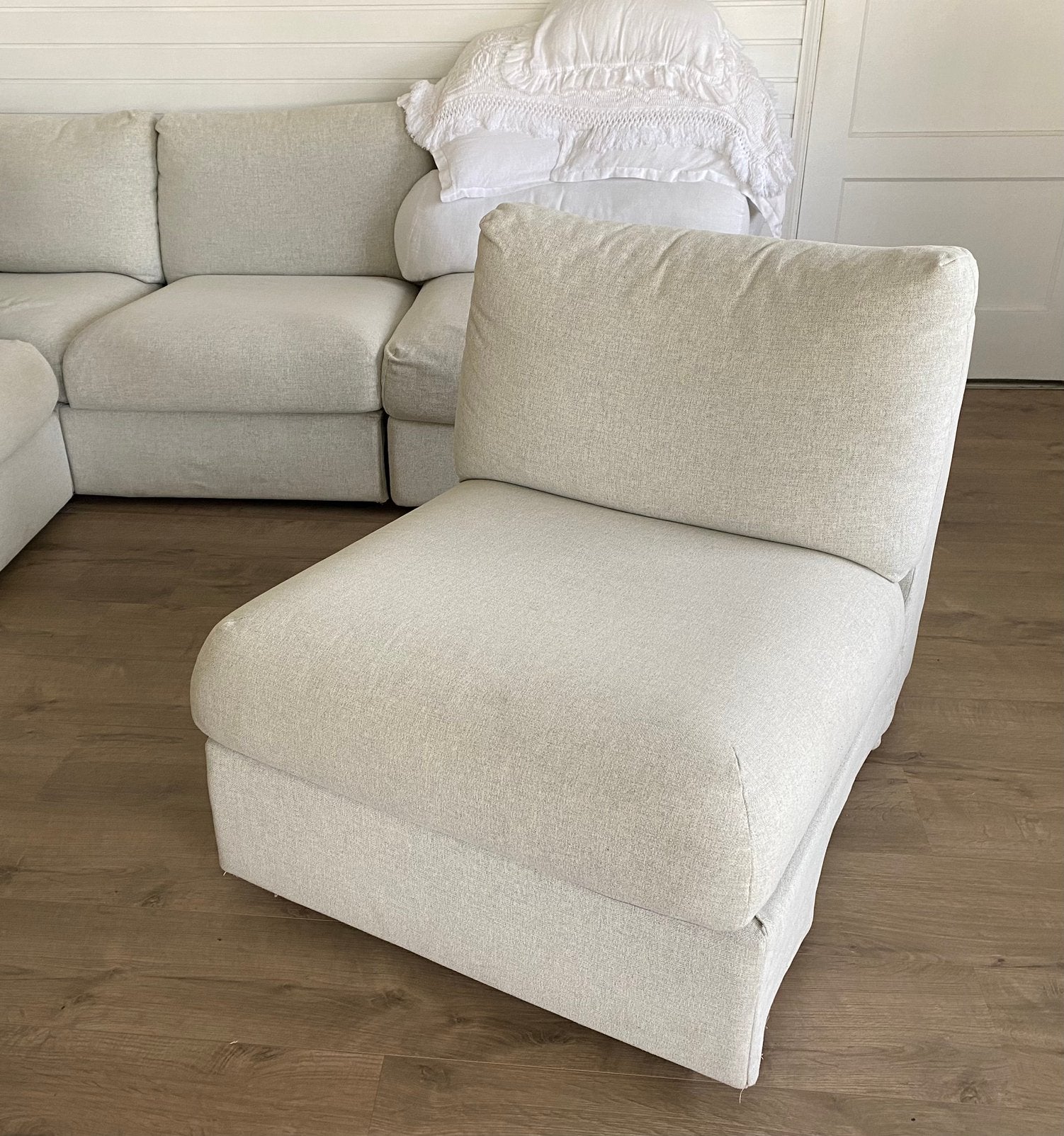 Aub Bieden! Bank & Sofa elementen, Vimle, Gunnard Beige Ikea, Ophalen of Verzenden, Zo goed als nieuw, Modern, stijlvol, Stof
