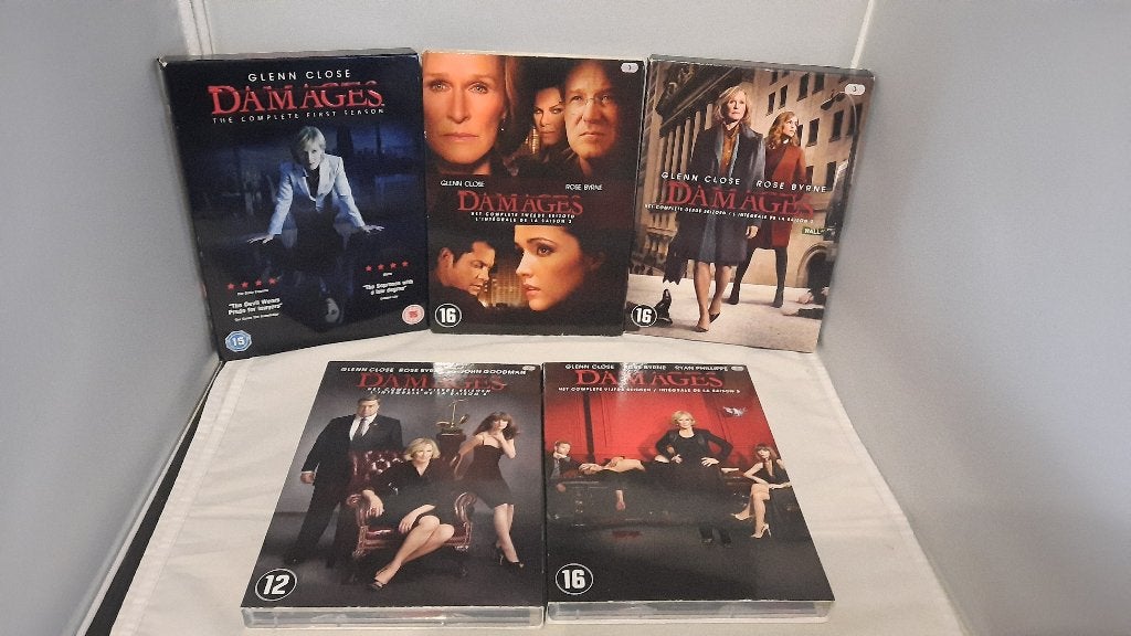 Damages Seizoen 1 t/m 5 Complete TV Serie DVD Boxsets, Cd's en Dvd's, Ophalen of Verzenden, Gebruikt, Drama