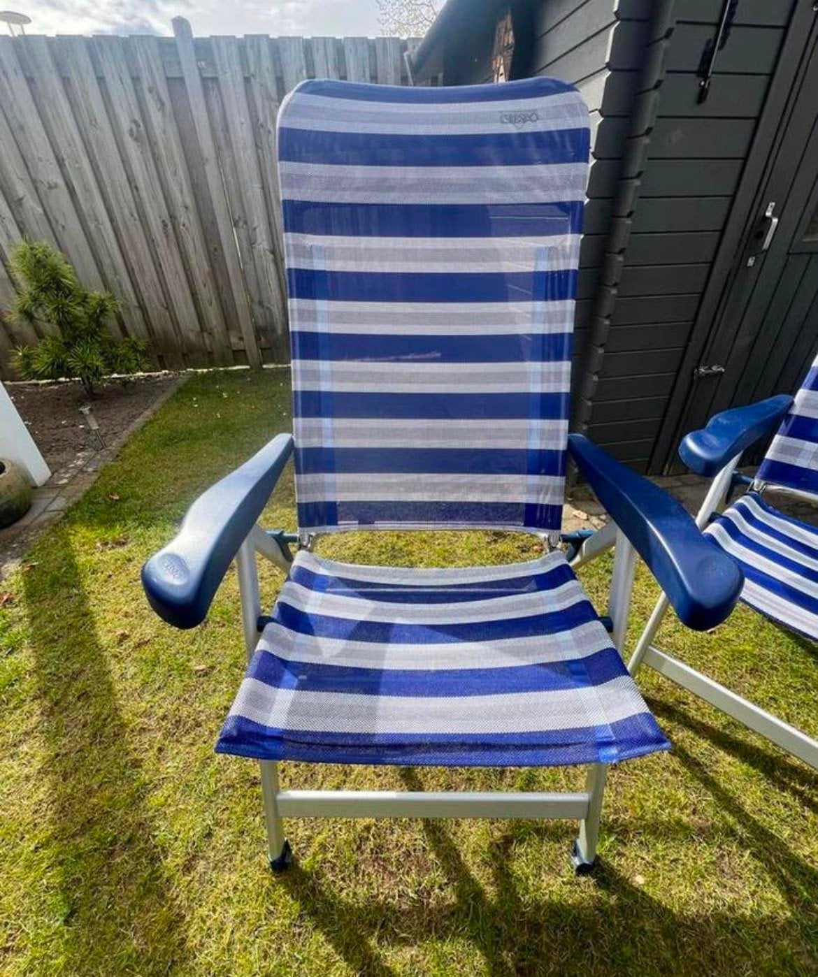 2 Crespo campingstoelen - klaar voor nieuwe avonturen, Ophalen, Gebruikt, Campingstoel