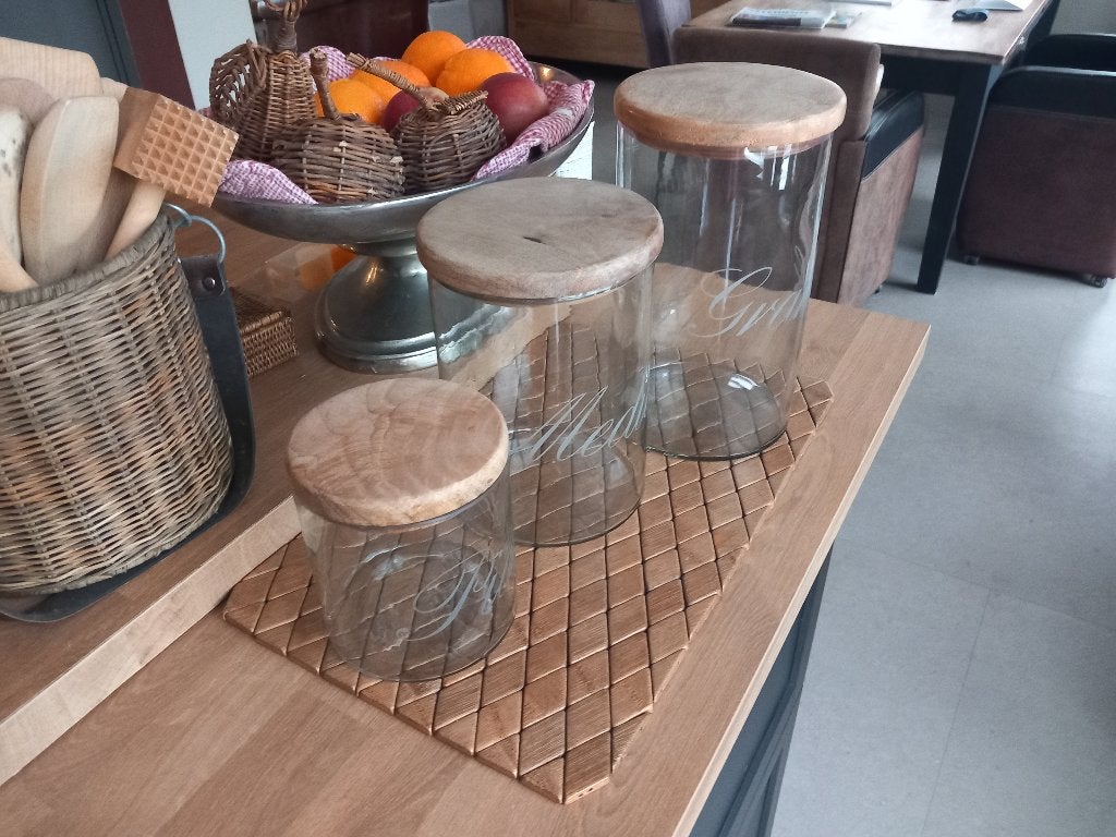 Riviera Maison voorraadpotten., Huis en Inrichting, Keuken | Servies, Overige typen, Ophalen of Verzenden, Overige stijlen, Glas