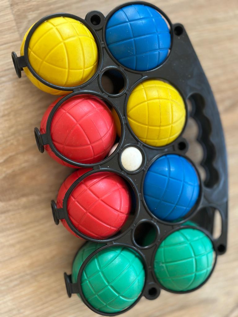Jeu De Boules Set Alert Plastic 8 Ballen, Sport en Fitness, Bowlen, Ophalen, Gebruikt, Bal
