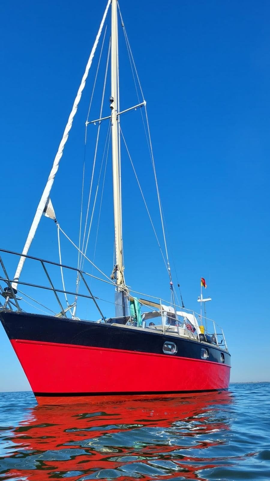 Gouwzee Snoopy 30 Stalen Zeiljacht Vaarklaar, Watersport en Boten, Gebruikt, Staal, Binnenboordmotor, Tourjacht of cruiser