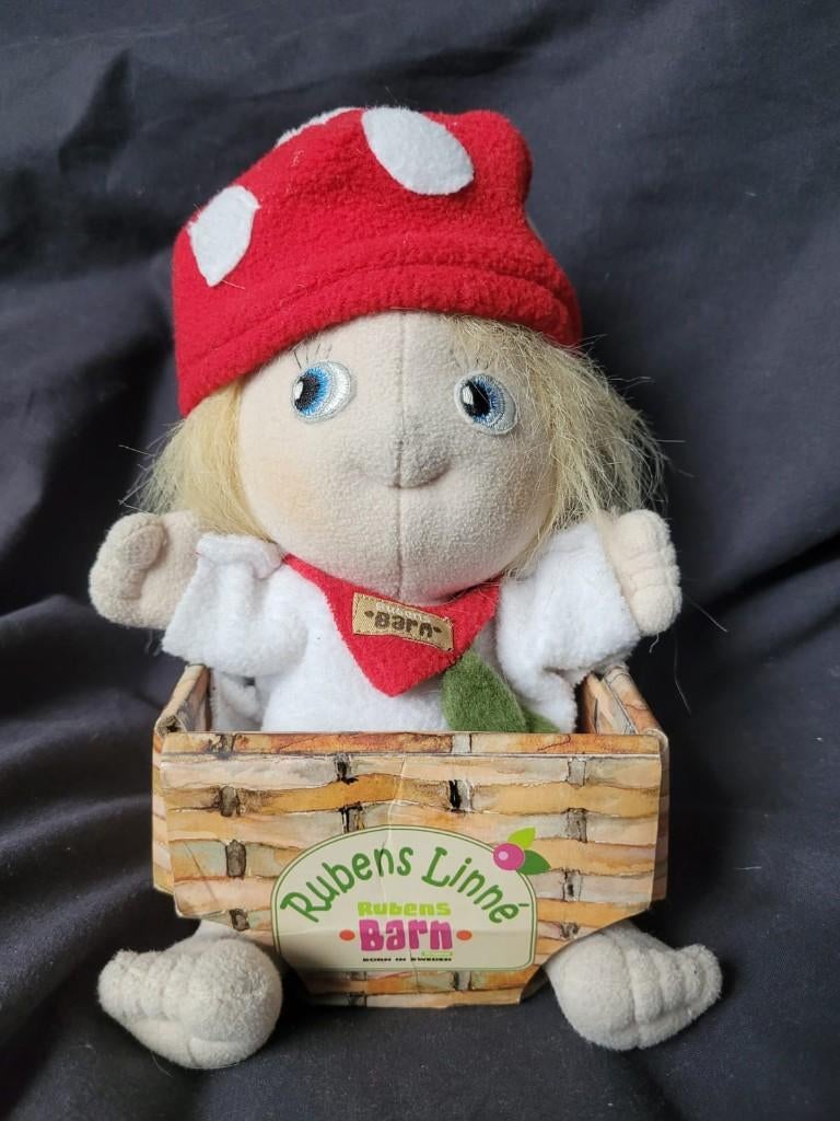 Rubens Barn pop Mushroom, Kinderen en Baby's, Speelgoed | Poppen, Ophalen of Verzenden, Zo goed als nieuw, Babypop