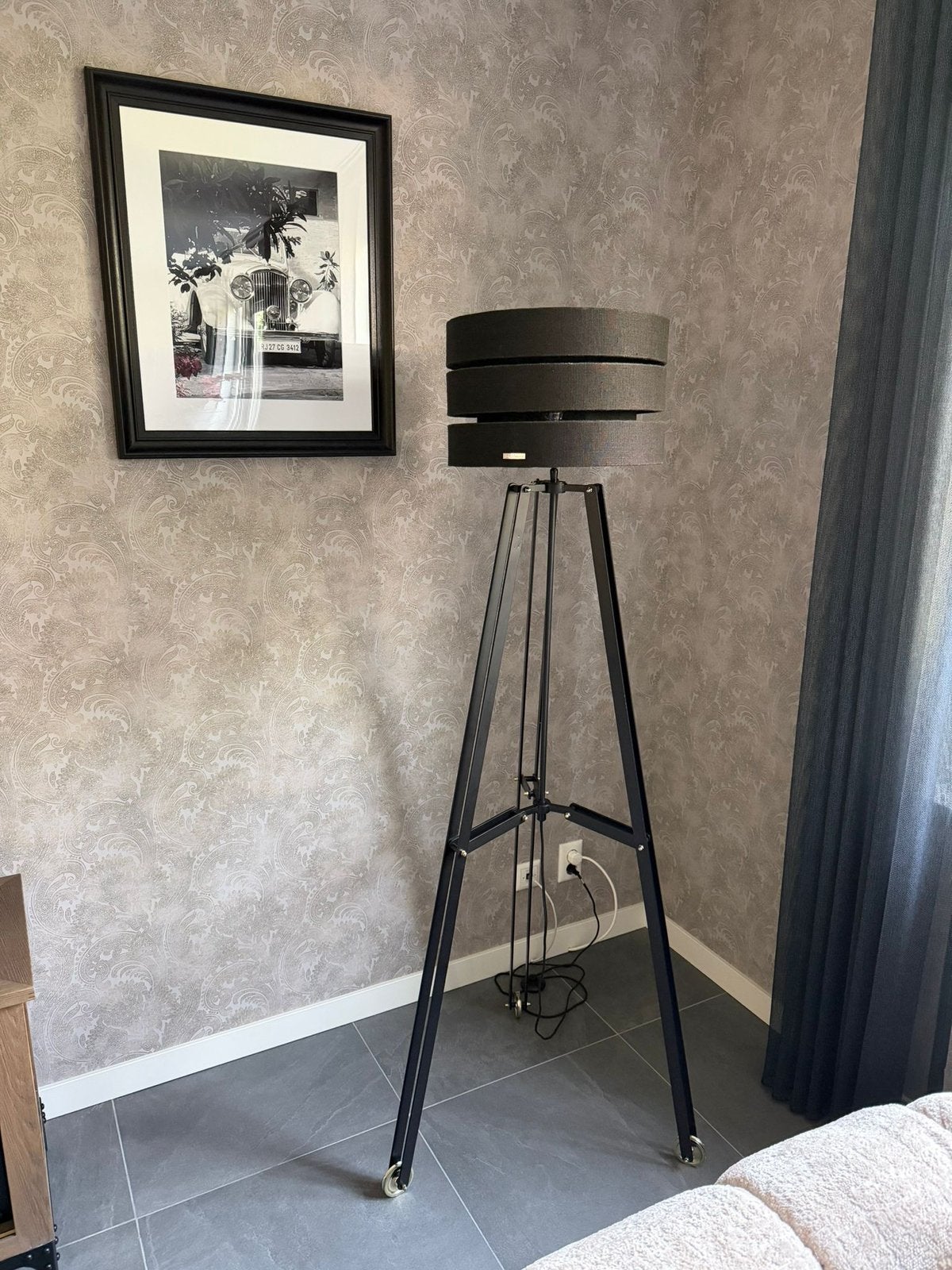 Riviera Maison Vloerlamp Zwart Mooi Item, Huis en Inrichting, Lampen | Vloerlampen, Ophalen, Landelijk Robuust Stoer Industrieel